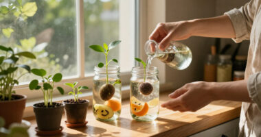 How To Grow Free Plants From Fruit Seeds And Veg Peelings On Your Kitchen Windowsill