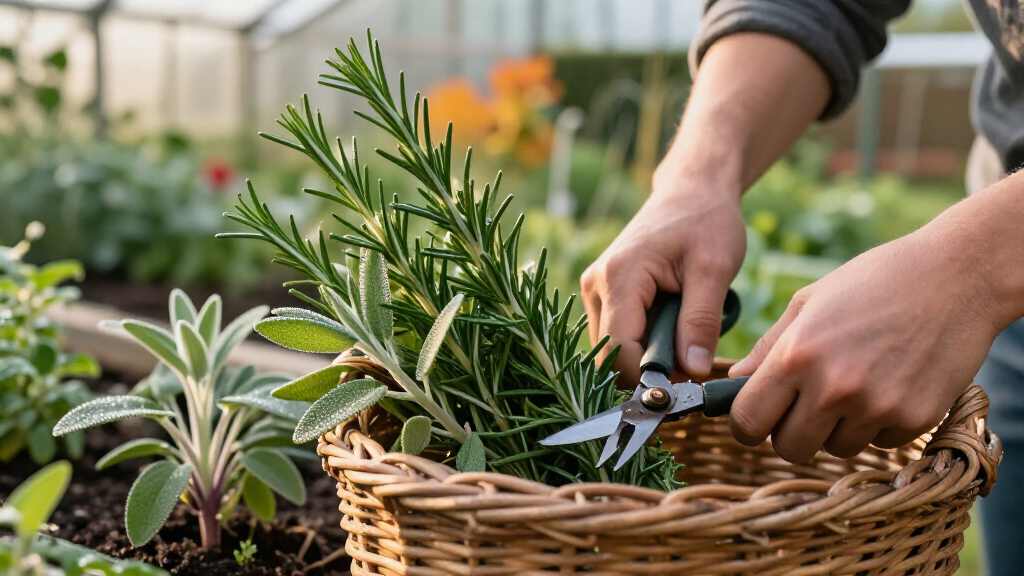 How To Harvest Herbs For Winter Cooking Before The First Frost