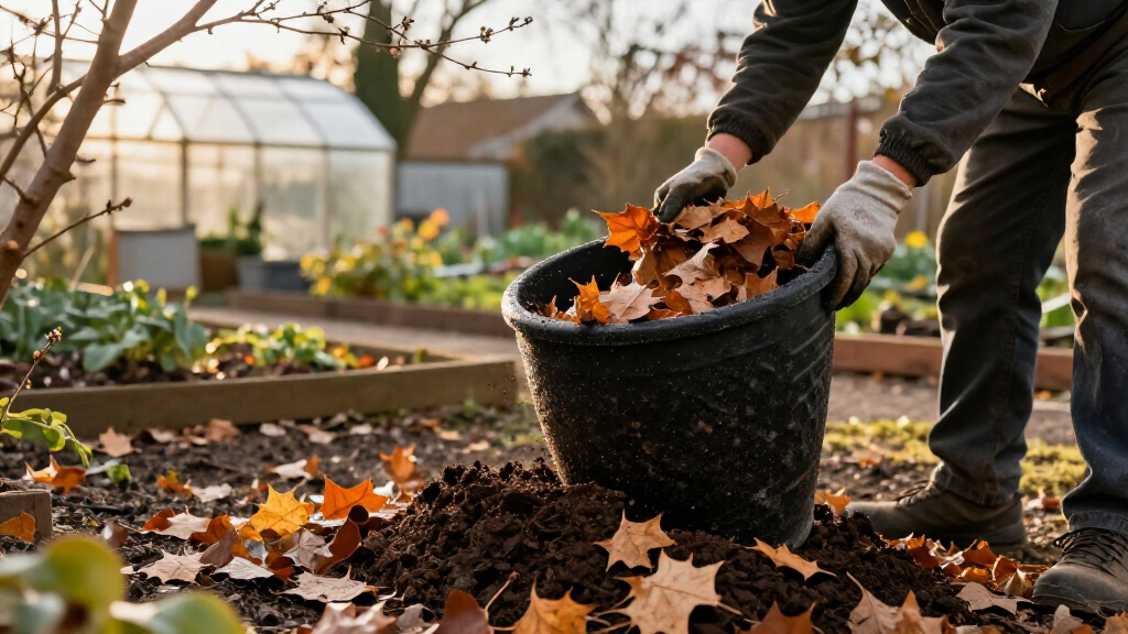 The Clever Secret To Speed Fall Leaves Into Free Compost By Spring