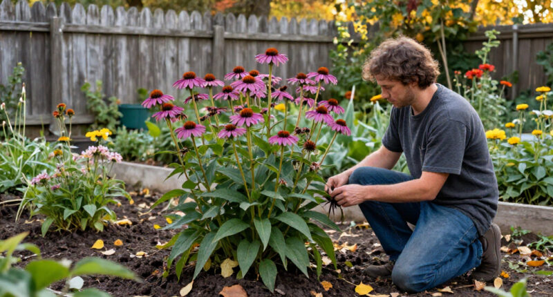 What Coneflowers Need In October For Better Blooms Next Year – Plus One Bonus For The Birds